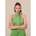 Robe Riviera-Vert en Viscose