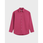 Chemise oversize delina rose fuchsia