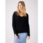 Pull cachemire Leopoldine NOIR