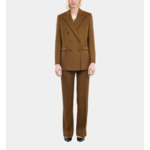 Veste Tailleur En Laine Kaki Femme