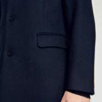 Manteau en drap de laine