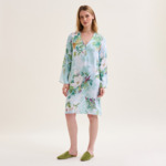 Laurence Tavernier - Chemise de nuit courte en satin de viscose, Panorama