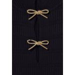 Robe longue maille fine noeuds