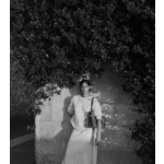 Sac porté épaule grand modèle Emie en cuir lisse et nubuck