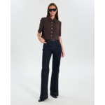 Chemise Celina Chocolat en Polyester