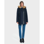 Manteau Gabie Nocturne en Laine