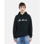 Sweatshirt Logo À Capuche Noir Homme