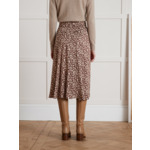 JUPE FAUVE SATIN