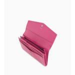 Grand portefeuille Charlotte en cuir lisse