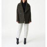 Manteau Court En Laine Vinaya