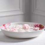 Rose Garden grand saladier, 5 200 ml, blanc/rose
