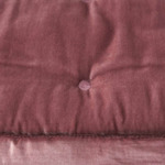 Yves Delorme - Couvre lit en soie marron, Cocon