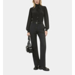 Pantalon Droit Noir Femme