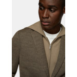 Veste Structurée en Laine Jersey