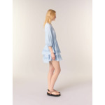 Robe à volants et détails dentelle