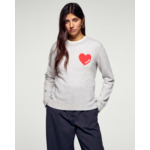 Pull Col Rond Cœur Broderie Future