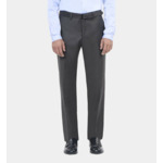 Pantalon De Costume En Flanelle Grise Homme