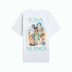 Casablanca T-shirt Célébration du Sport Blanc