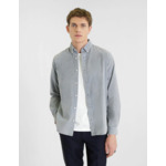 Chemise Gaspard en velours gris