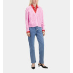 Cardigan Boutonne A Torsades Femme