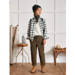 CHEMISE CARO VERT FLAN