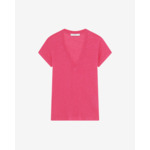 T-Shirt En Lin Col V Rodeo