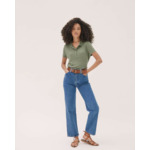 Polo Yoko Polo femme lin manches courtes