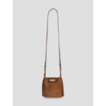 Sac M mini en cuir suède