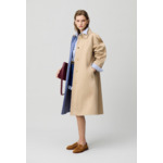 Trench mi-long droit