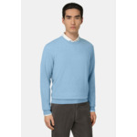Pull Col Rond En Maille De Cachemire Mélangé