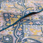 Yves Delorme - Drap plat en satin multicouleurs, Dandy