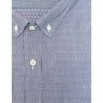 Chemise Classique en popeline rayée marine