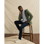 Sweat kaki zip tricolore