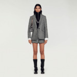 Veste de tailleur pied de poule