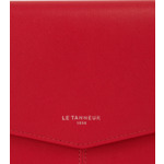 Portefeuille un volet Charlotte en cuir lisse