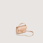 Mini sac YZA en cuir irisé matelassé