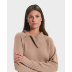 Pull Nuala Camel en Laine