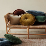 Desforges - Coussin en velours, Romulus