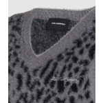 LEOPARD FLUFFY KNIT VEST