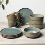 Crafted Breeze assiette pour le petit-déjeunere, ⌀21 cm, verte