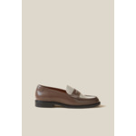 Mocassins vernis bicolores