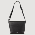 Saccoche en cuir grainé