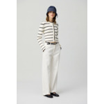 Cardigan rayures maille fine