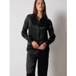 Chemise Soie Juny NOIR_