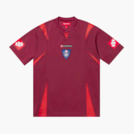 Supreme T-Shirt - Crest Soccer Jersey - Maroon
