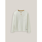 T-SHIRT  HENLEY WAFLE