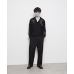 Blouson Bord Cotes A Boutons Pressions Et Details Brodes Homme