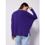 Pull poncho cachemire Faustine VIOLETA