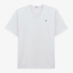 T-shirt manches courtes en coton avec imprimé SB dos blanc