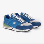 Sneaker Chamonix bicolore bleu aviateur